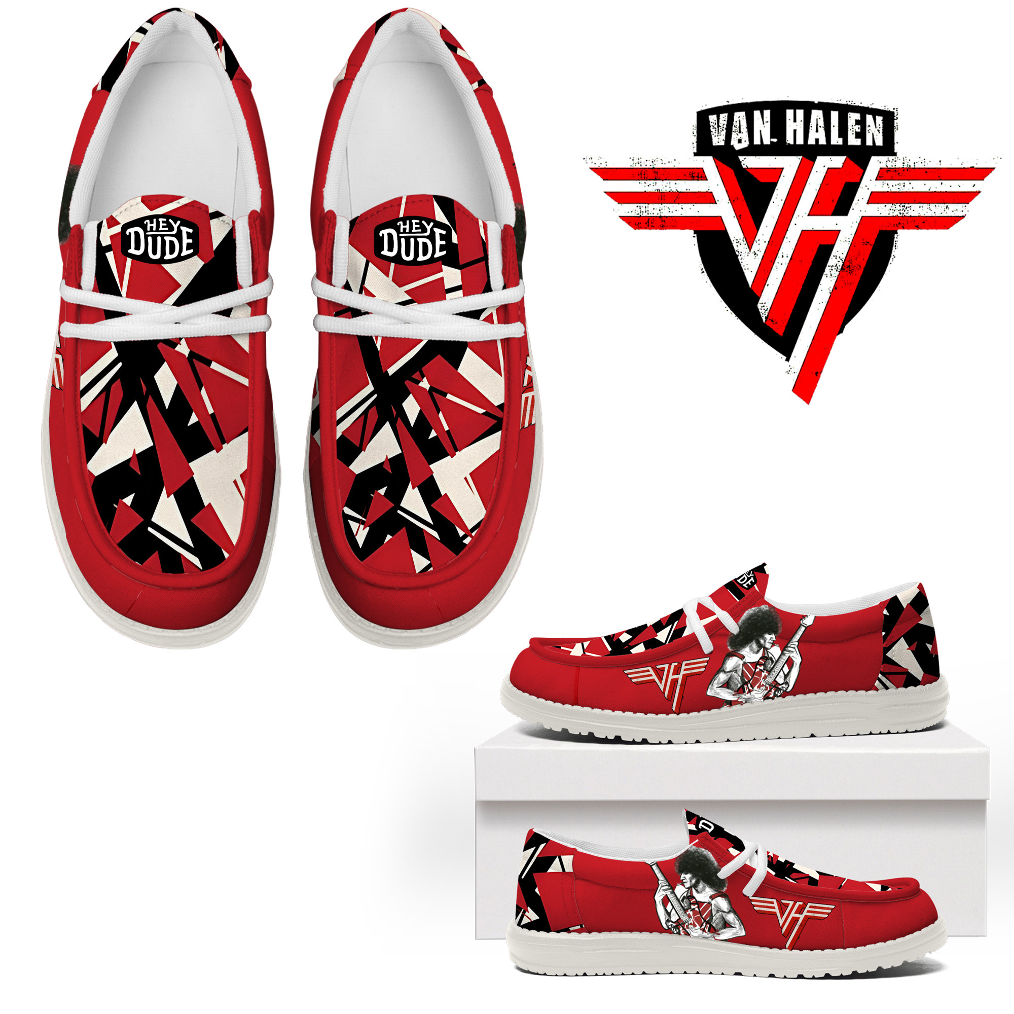 JWFancy Van Halen – Custom Name Hey Dude