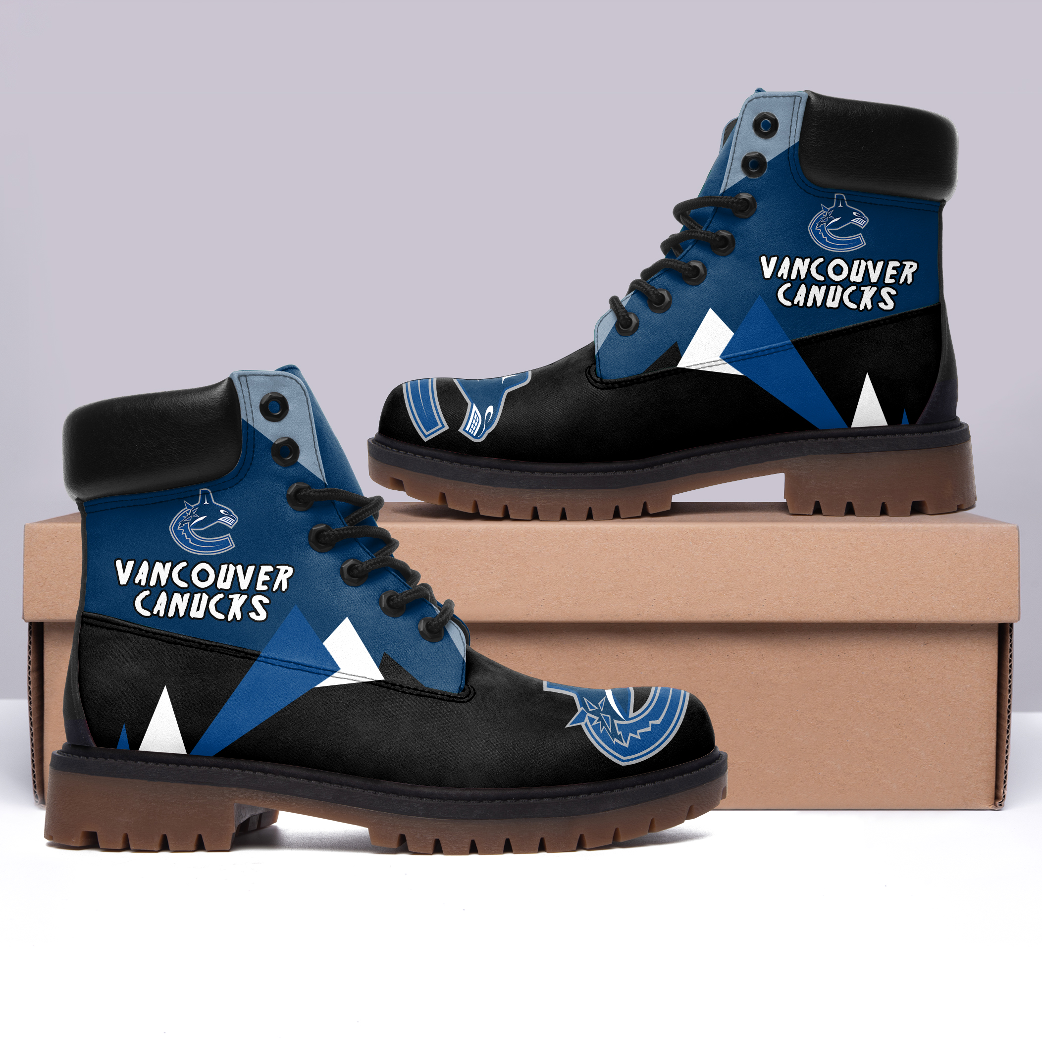 JWFancy Vancouver Canucks Boots Shoes For Men And Women