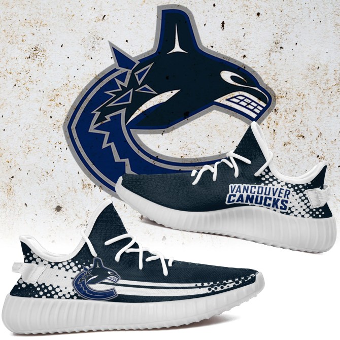 JWFancy Vancouver Canucks Yeezy Boost Shoes For Men And Women