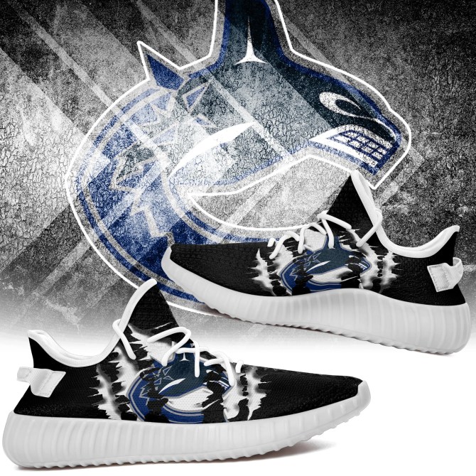 JWFancy Vancouver Canucks Yeezy Boost Shoes For Men And Women