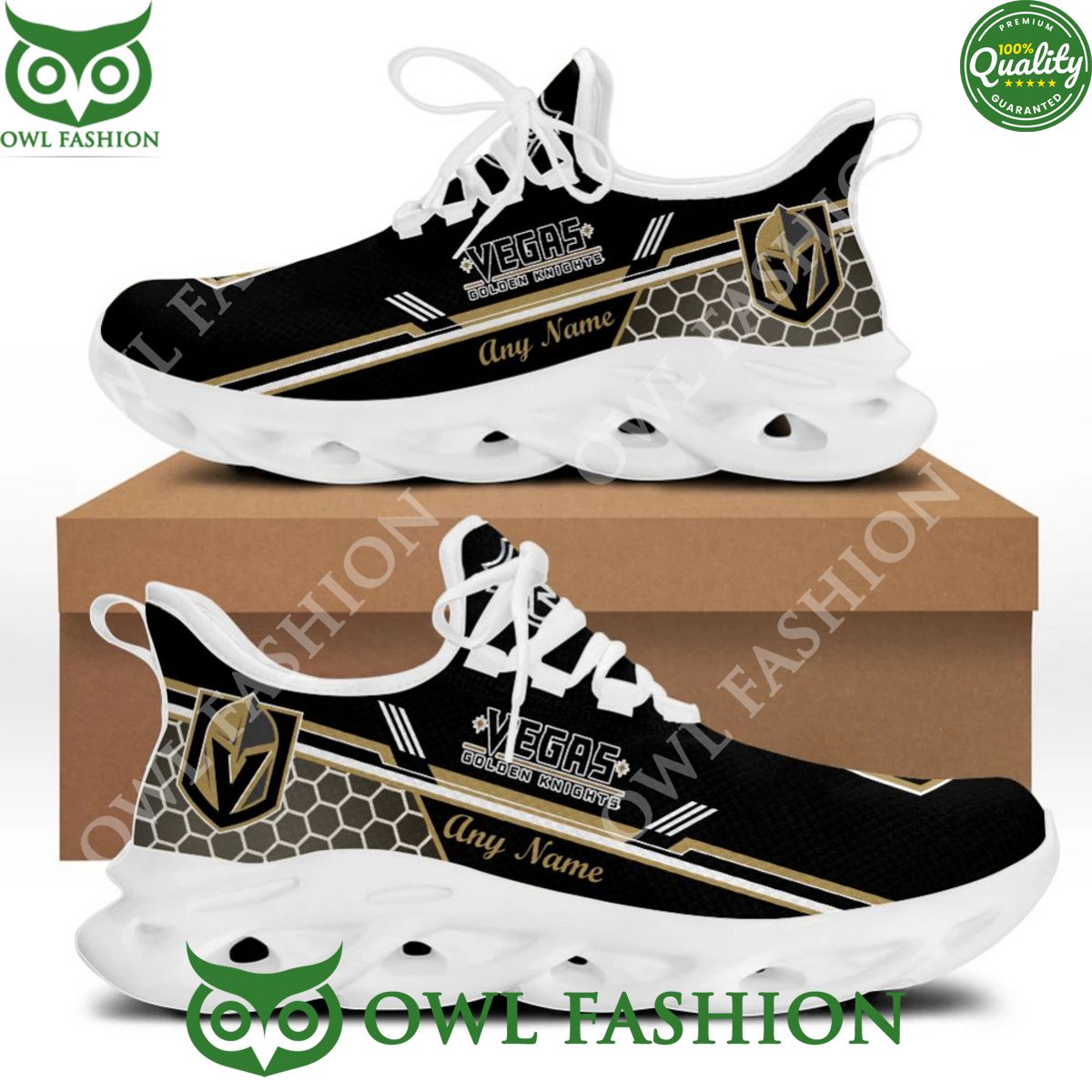 JWFancy Vegas Golden Knights Max Soul Shoes Sneakers For Men And Women