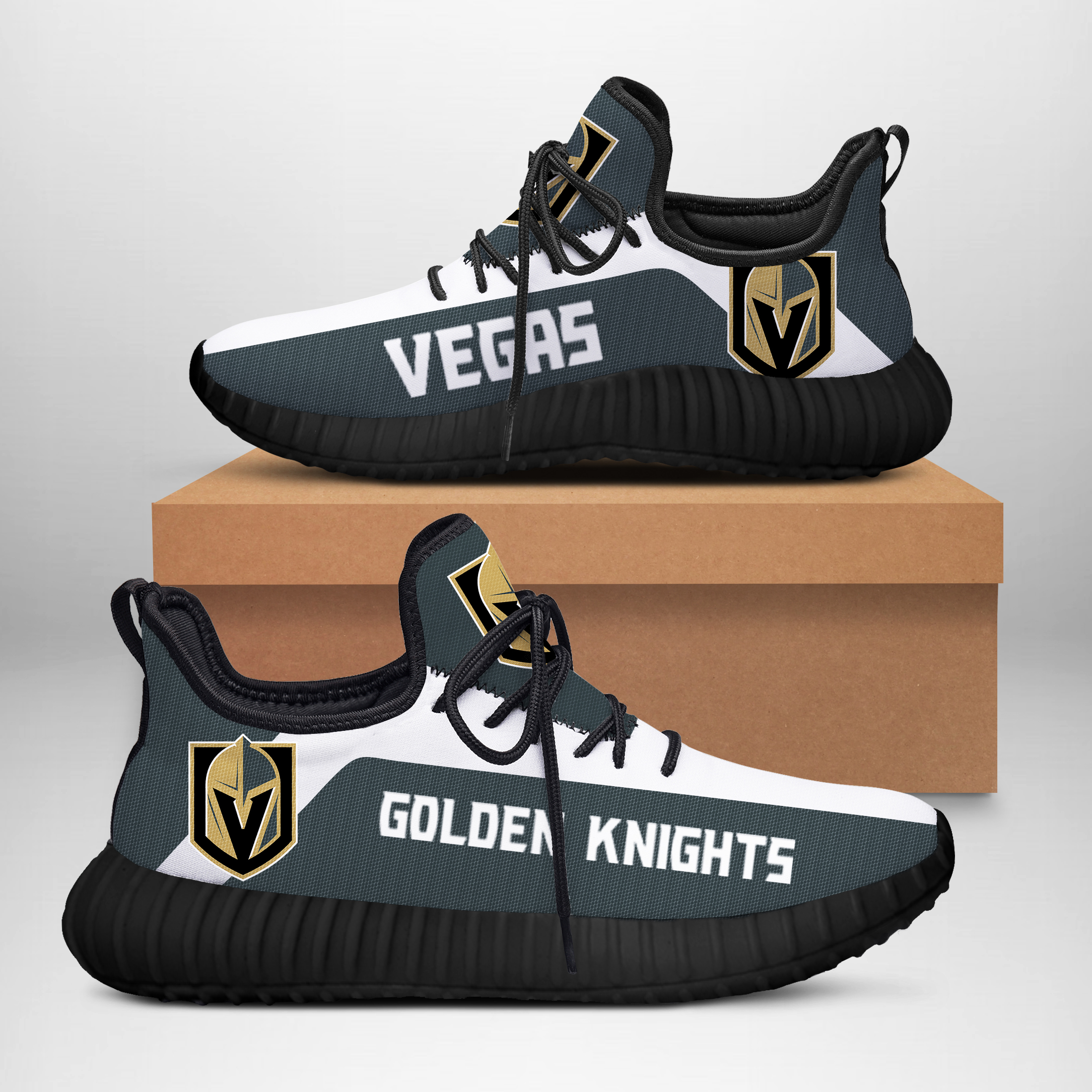 JWFancy Vegas Golden Knights Reze Sneakers Shoes For Men And Women