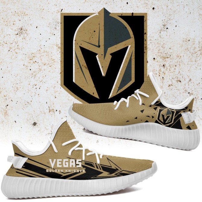 JWFancy Vegas Golden Knights Yeezy Boost Shoes For Men And Women