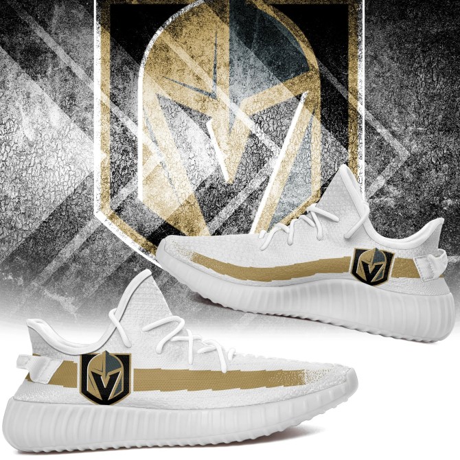 JWFancy Vegas Golden Knights Yeezy Boost Shoes For Men And Women