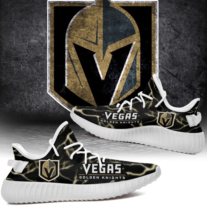 JWFancy Vegas Golden Knights Yeezy Boost Shoes For Men And Women