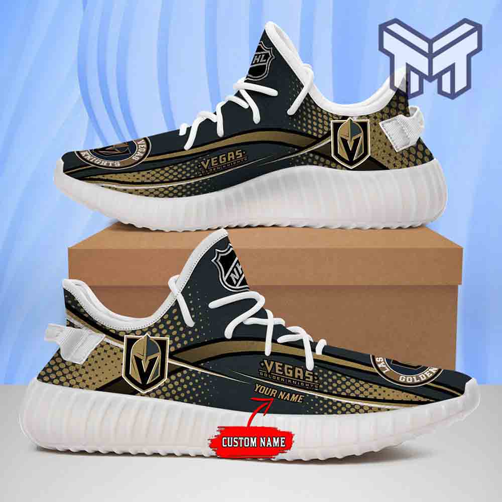 JWFancy Vegas Golden Knights Yeezy Boost Shoes For Men And Women