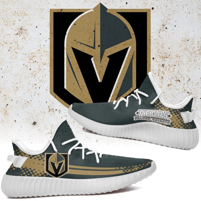 JWFancy Vegas Golden Knights Yeezy Boost Shoes For Men And Women