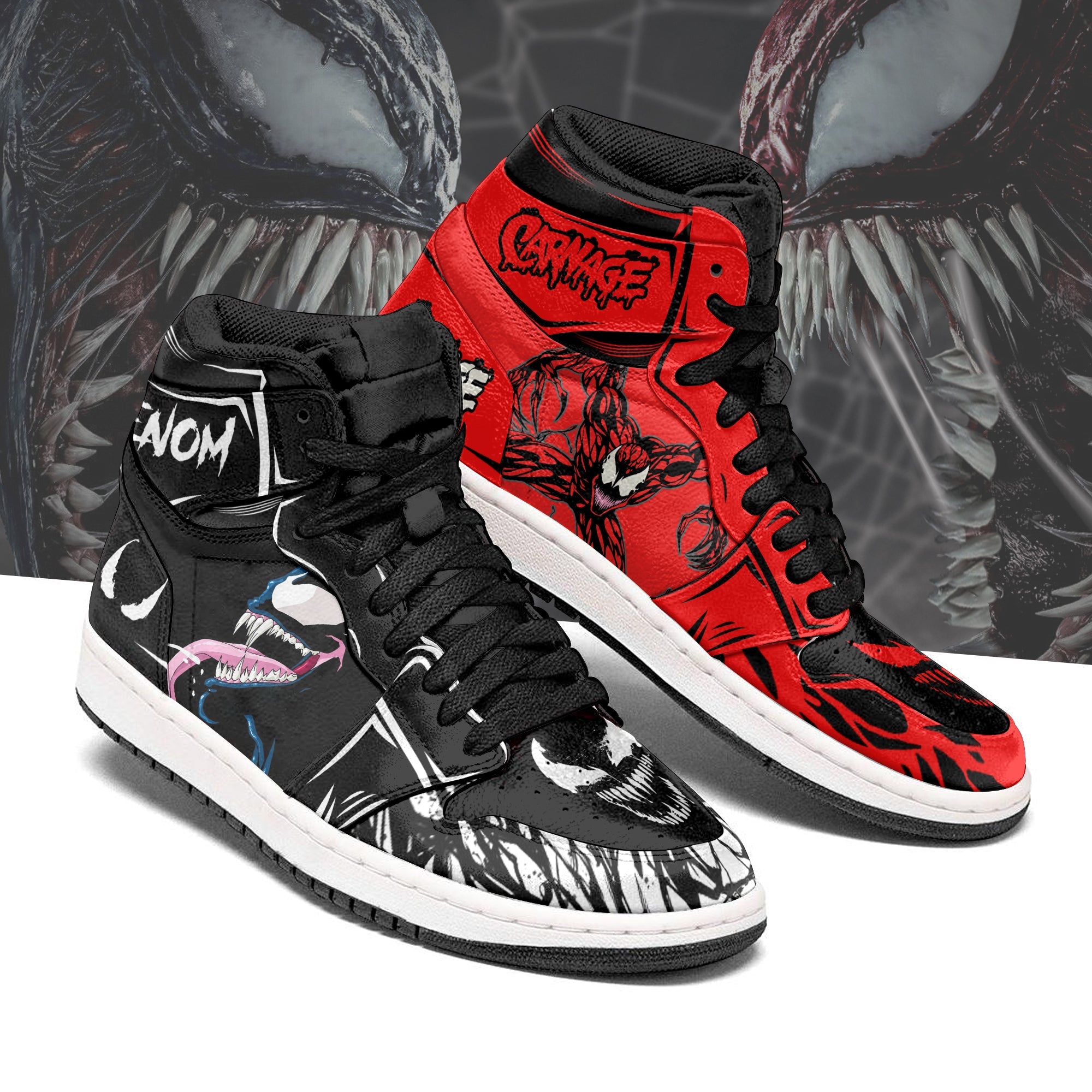 JWFancy Venom AJ1 High Sneakers Shoes For Men And Women