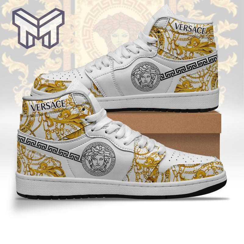 JWFancy Versace AJ1 High Sneakers Shoes For Men And Women