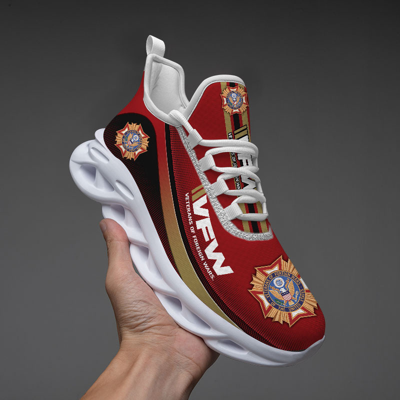 JWFancy Veterans of Foreign Wars Max Soul Shoes Sneakers For Men And Women