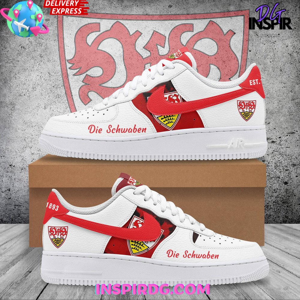 JWFancy VfB Stuttgart Die Schwaben Air Low-Top Sneakers Shoes For Men And Women