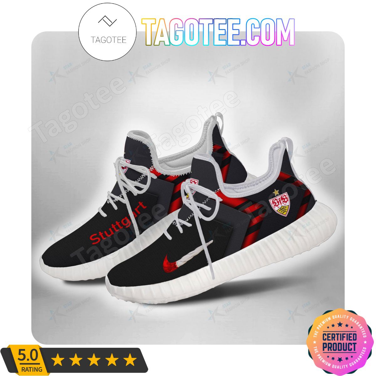 JWFancy VfB Stuttgart Reze Sneakers Shoes For Men And Women