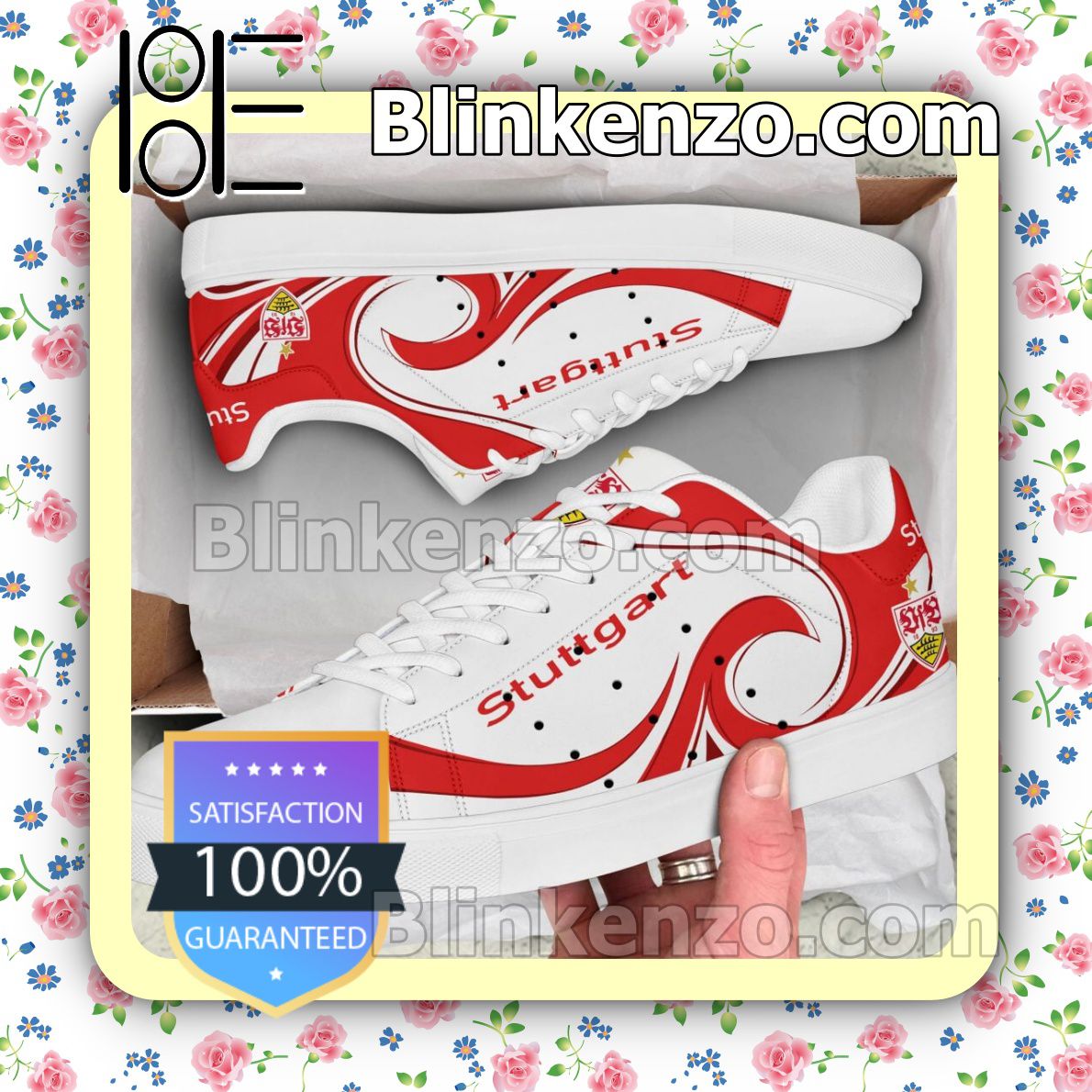 JWFancy VfB Stuttgart Skate Stan Shoes Sneakes For Men And Women