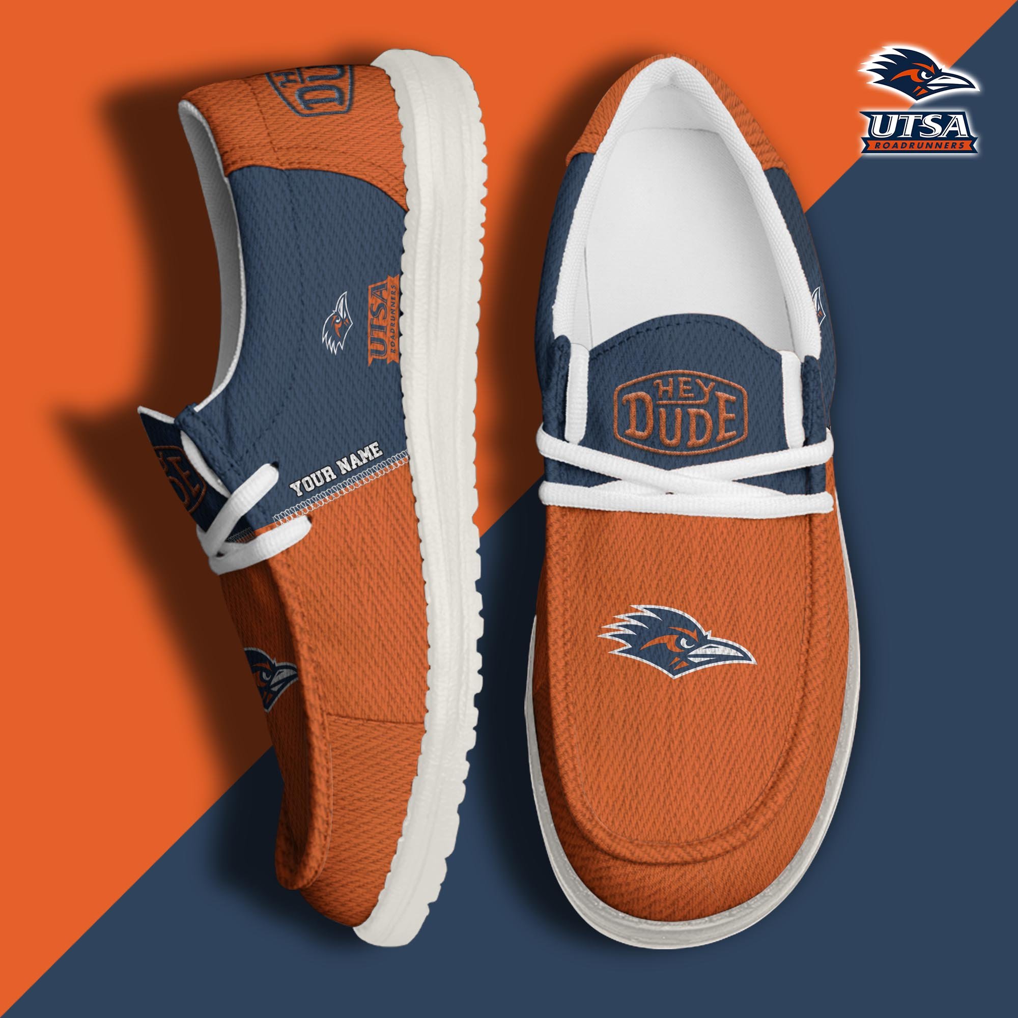 JWFancy Virginia Cavaliers Hey Dude Shoes Wally Men's Lace Up Loafers Comfortable For Men And Women