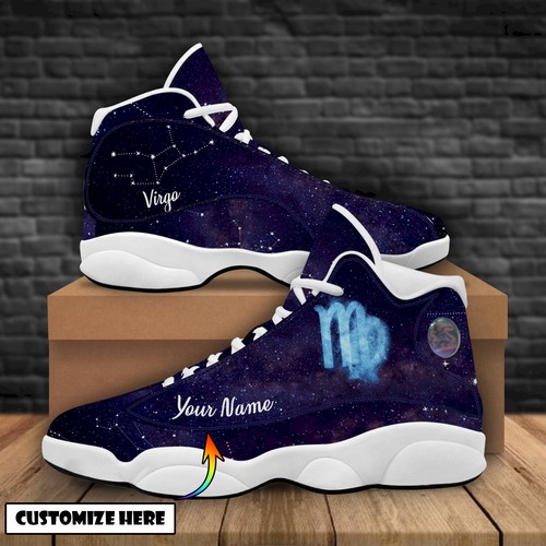 JWFancy Virgo Zodiac  AJ13 Sneakers Shoes For Men And Women