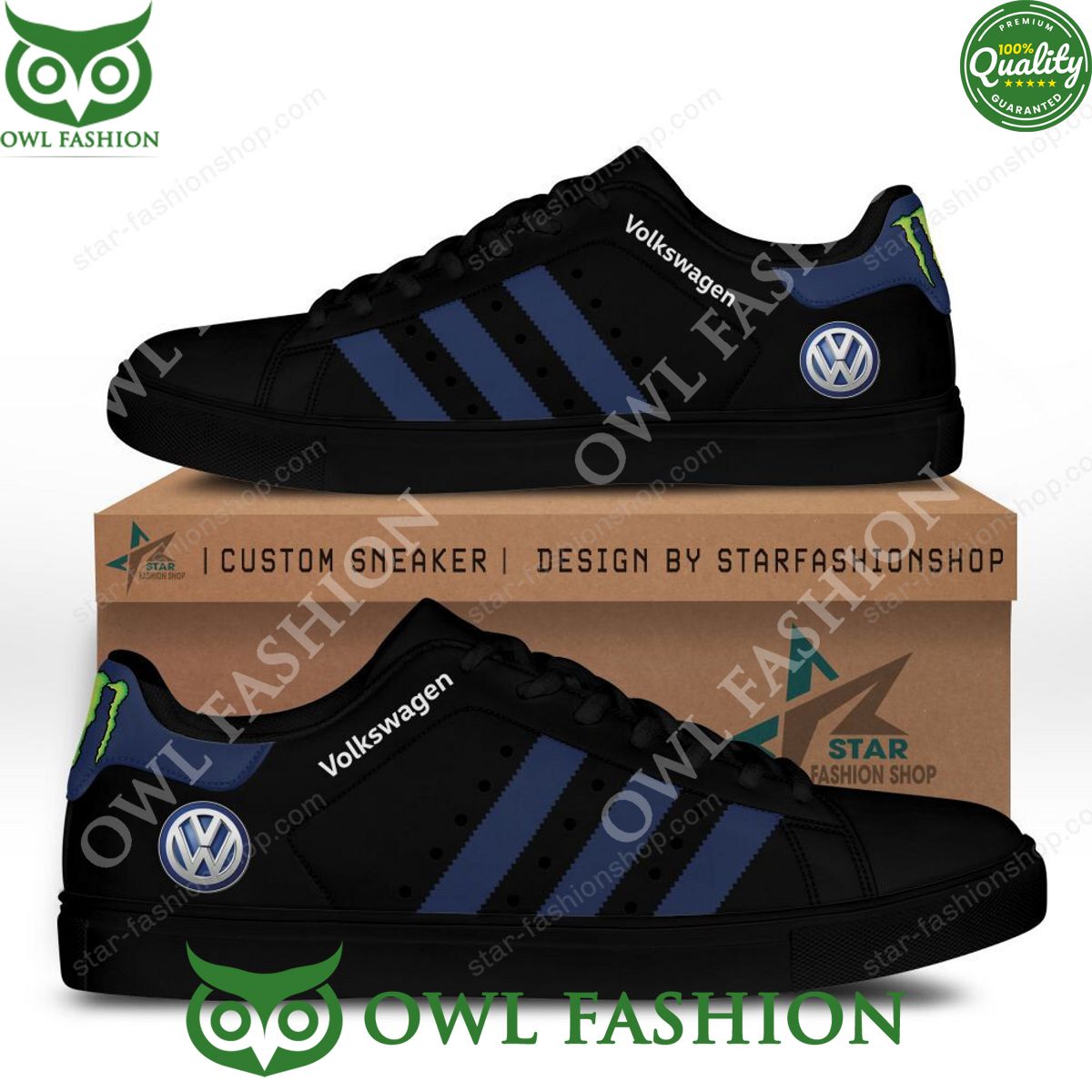 JWFancy Volkswagen Automotive Skate Stan Shoes Sneakes For Men And Women