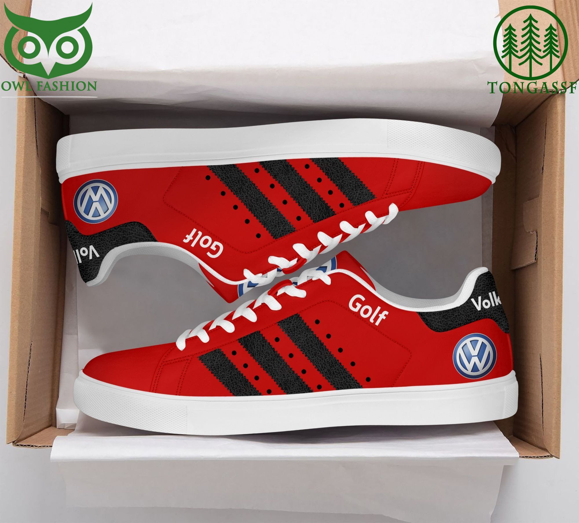 JWFancy Volkswagen Golf Skate Stan Shoes Sneakes For Men And Women