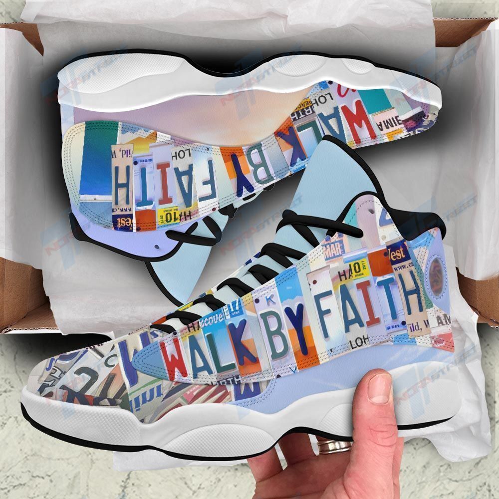 JWFancy Walk By Faith AJ13 Sneakers Shoes For Men And Women
