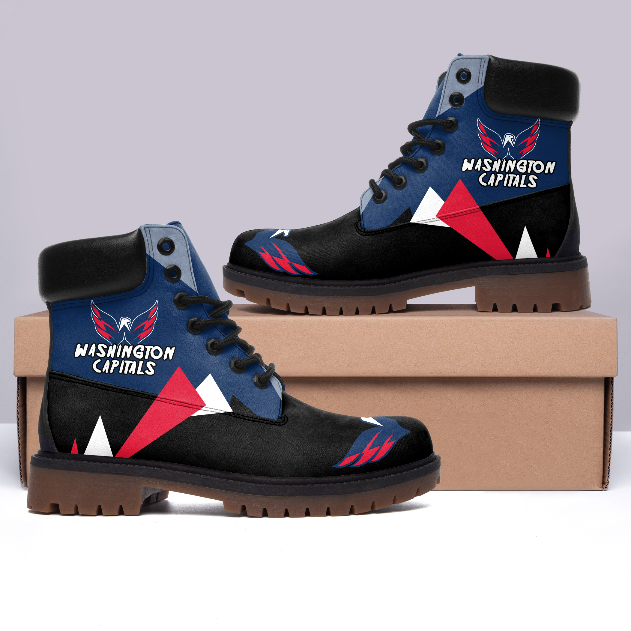 JWFancy Washington Capitals Boots Shoes For Men And Women