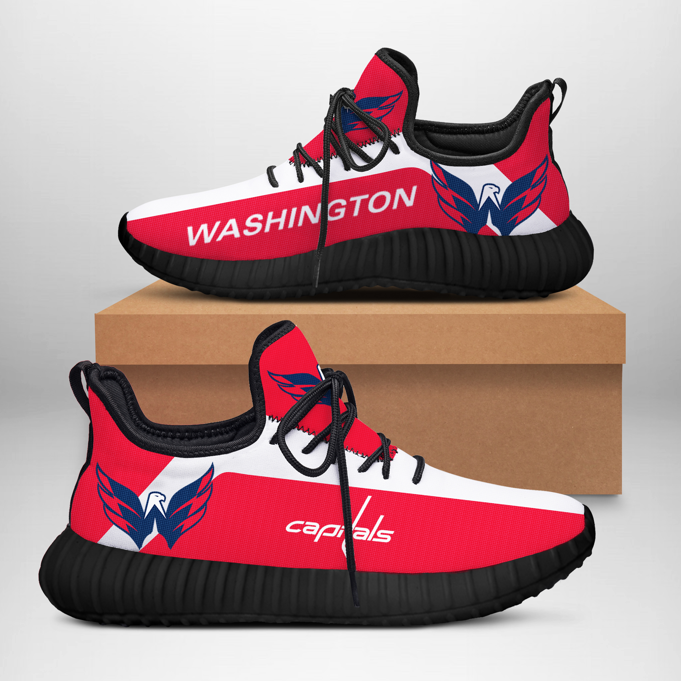 JWFancy Washington Capitals Reze Sneakers Shoes For Men And Women