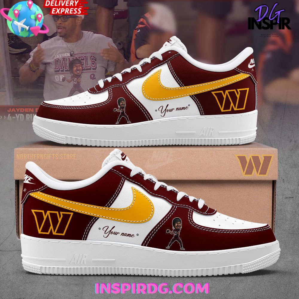 JWFancy Washington Commanders Air Low-Top Sneakers Shoes For Men And Women