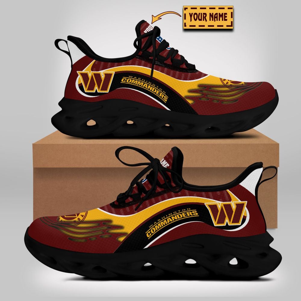 JWFancy Washington Commanders NFL Max Soul Shoes Sneakers For Men And Women