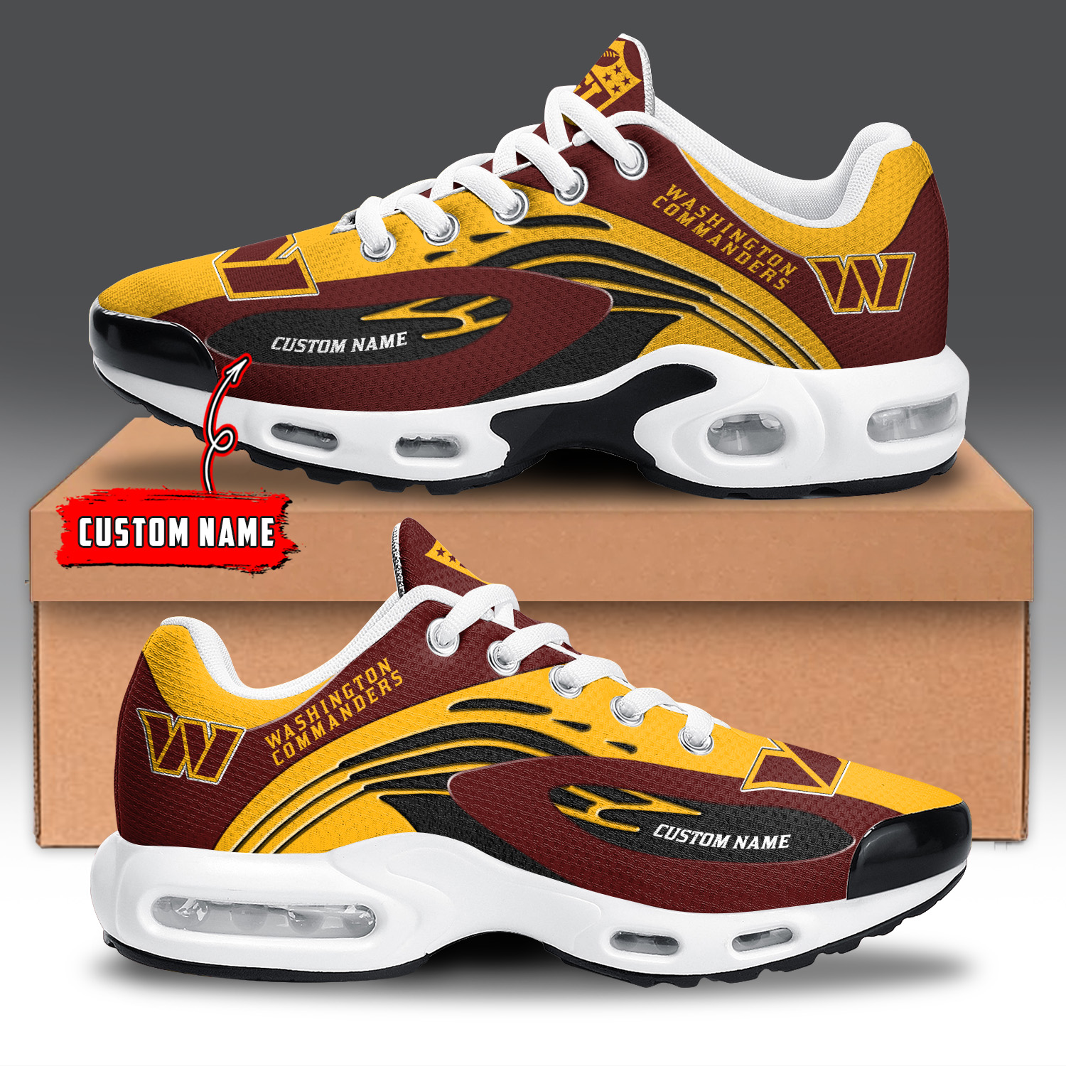 JWFancy Washington Commanders TN Shoes Sneakers For Men And Women