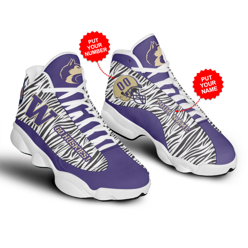JWFancy Washington Huskies AJ13 Sneakers Shoes For Men And Women
