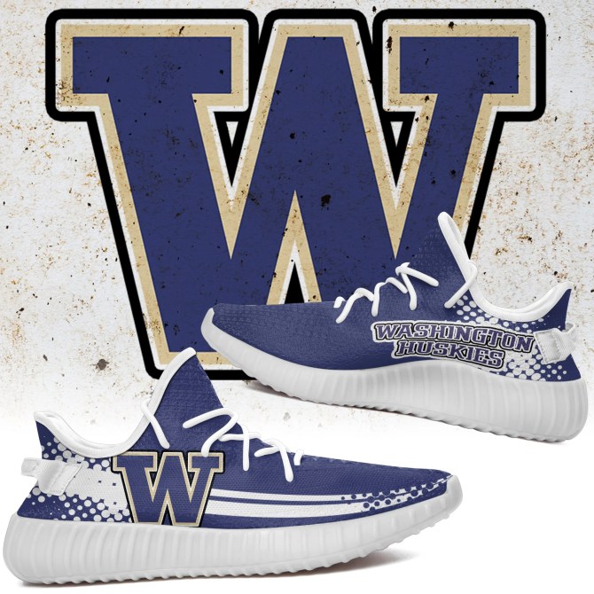 JWFancy Washington Huskies Yeezy Boost Shoes For Men And Women