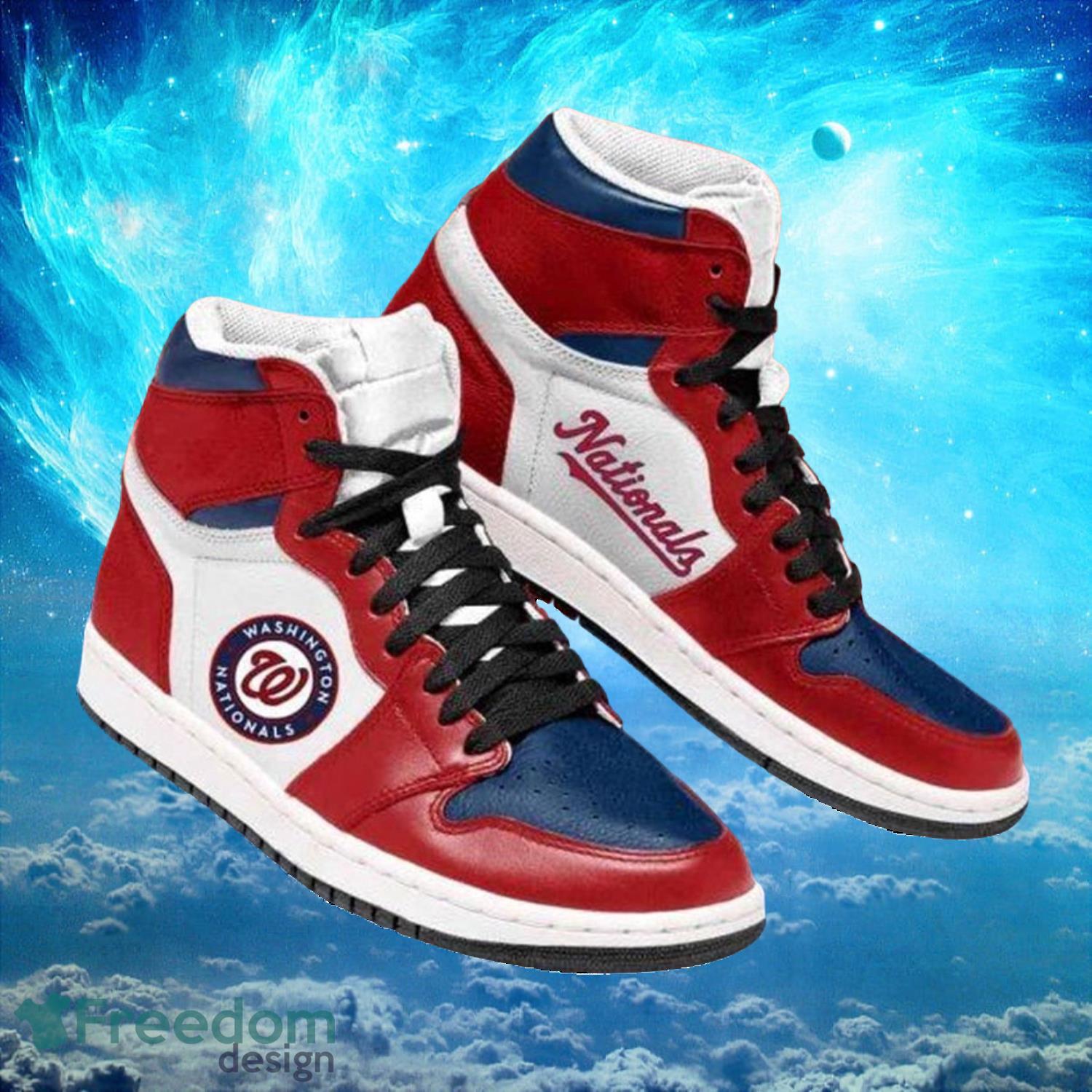 JWFancy Washington Nationals AJ1 High Sneakers Shoes For Men And Women