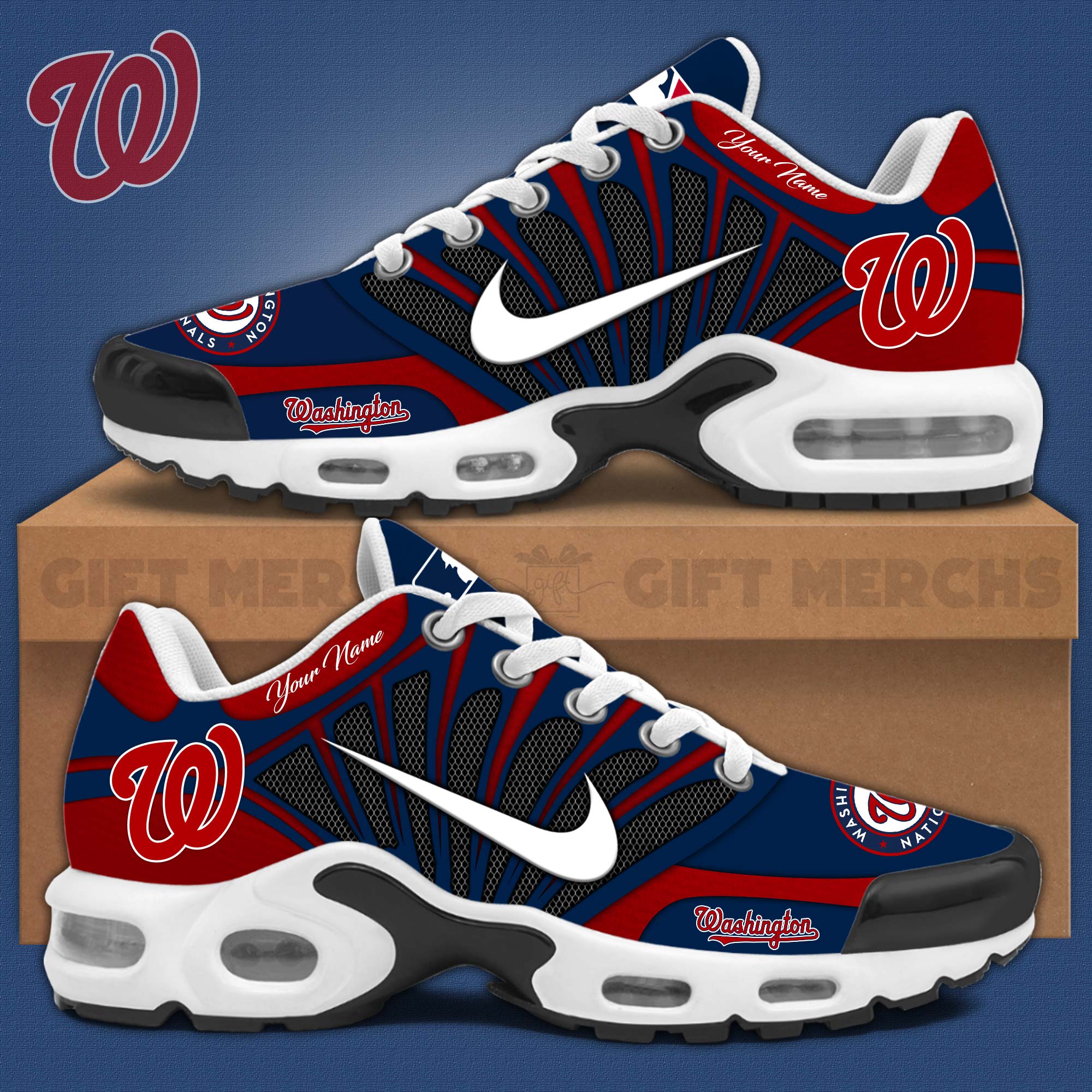 JWFancy Washington Nationals TN Shoes Sneakers For Men And Women