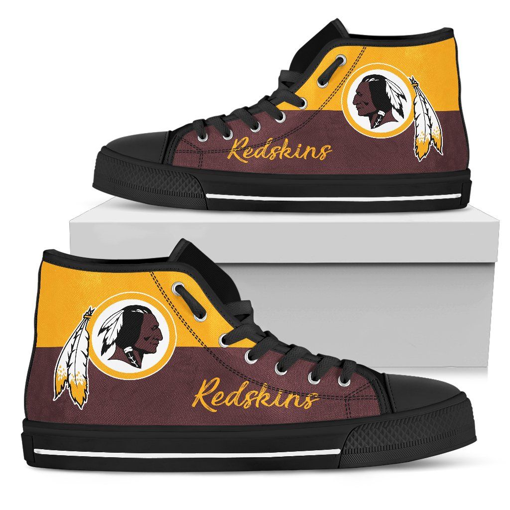 JWFancy Washington Redskins High Top Canvas Sneakers Shoes For Men And Women