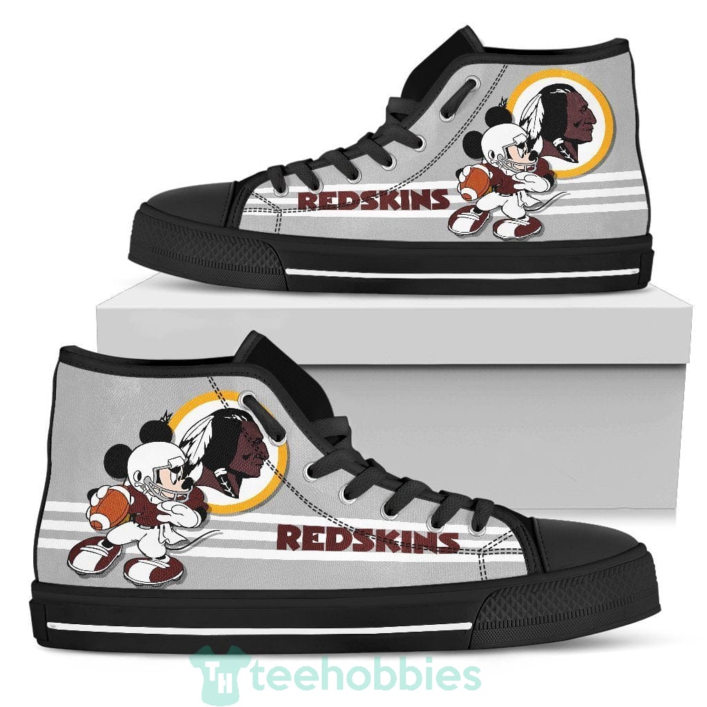 JWFancy Washington Redskins High Top Canvas Sneakers Shoes For Men And Women