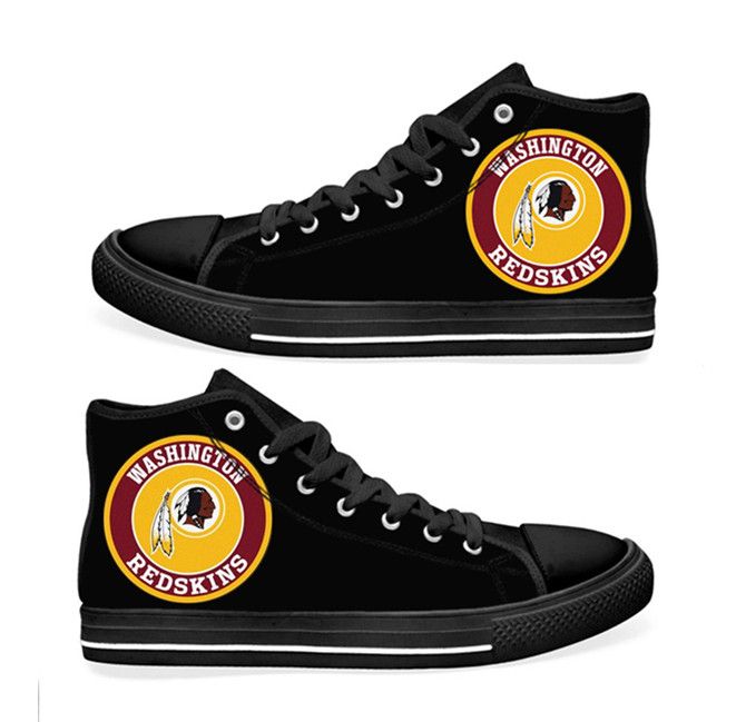 JWFancy Washington Redskins High Top Canvas Sneakers Shoes For Men And Women