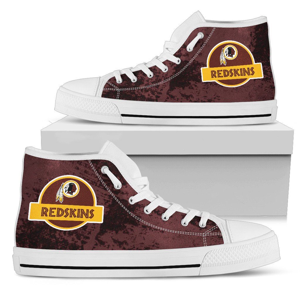 JWFancy Washington Redskins High Top Canvas Sneakers Shoes For Men And Women