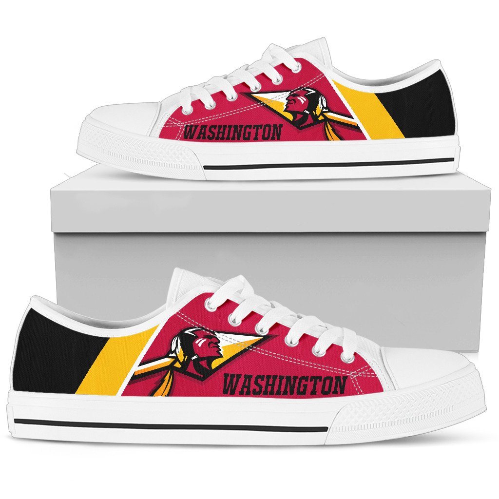 JWFancy Washington Redskins Low Top Canvas Sneakers Shoes For Men And Women