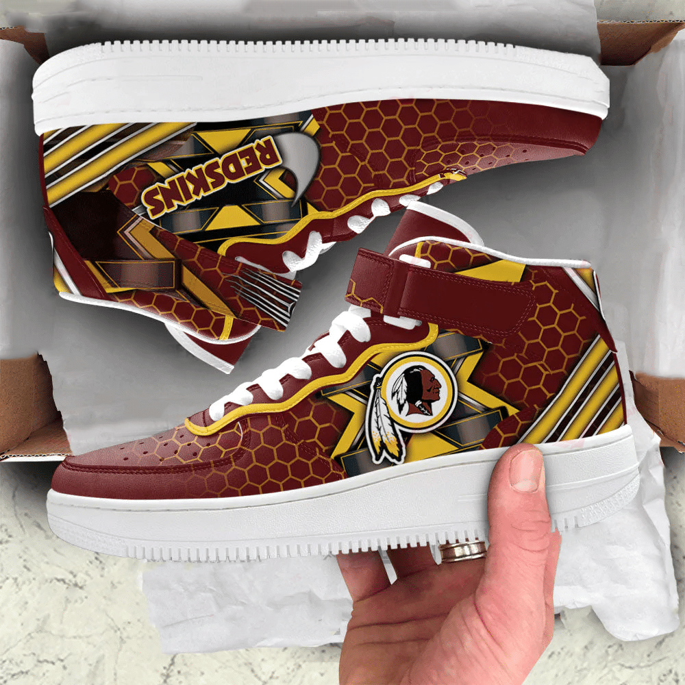 JWFancy Washington Redskins NFL Air Low-Top Sneakers Shoes For Men And Women