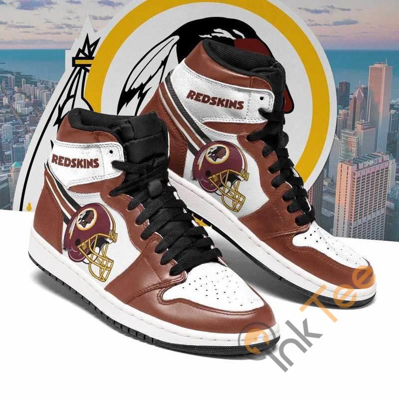 JWFancy Washington Redskins NFL AJ1 High Sneakers Shoes For Men And Women