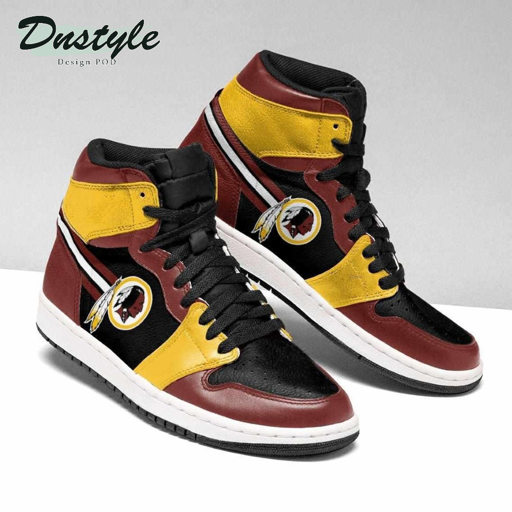 JWFancy Washington Redskins NFL AJ1 High Sneakers Shoes For Men And Women