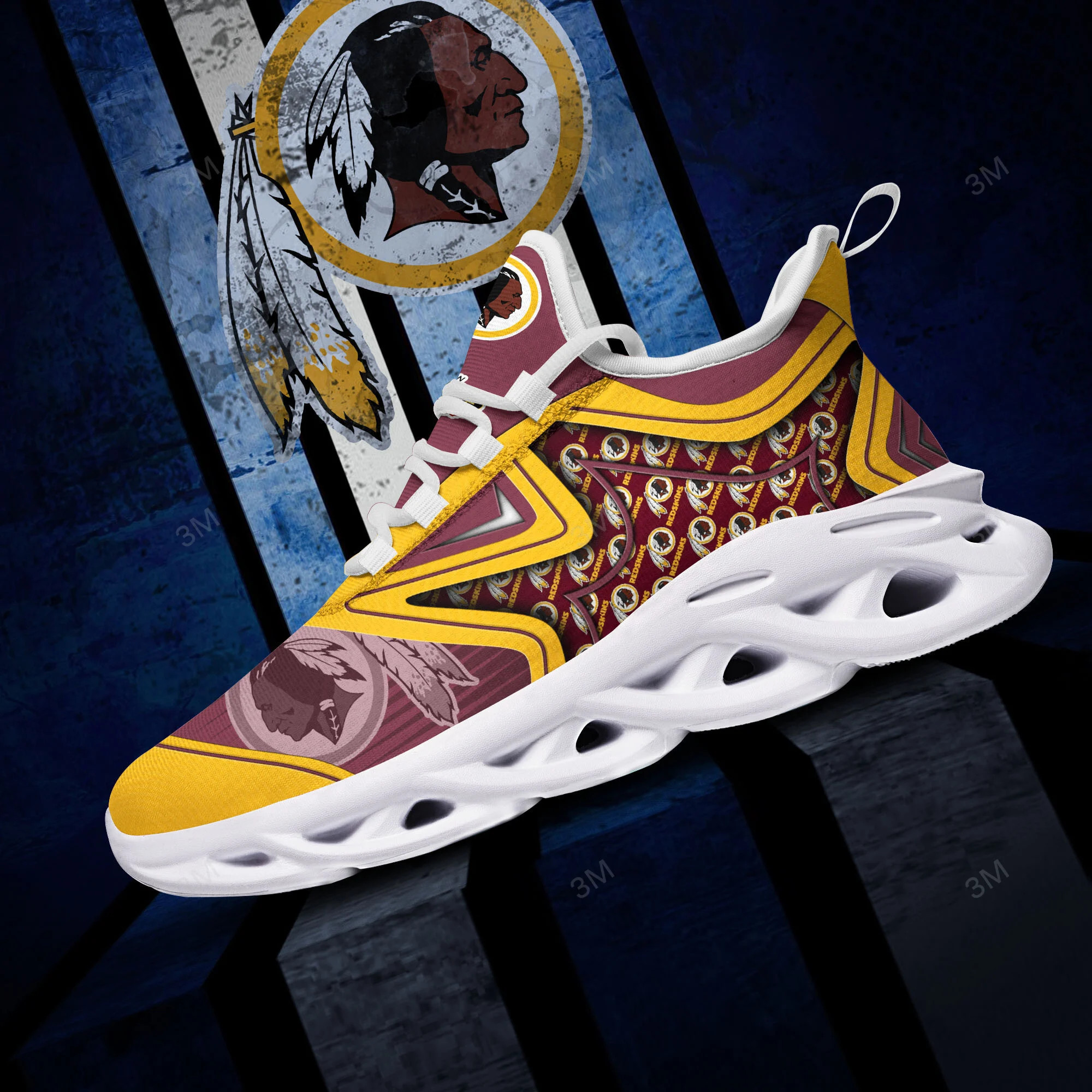 JWFancy Washington Redskins NFL Max Soul Shoes Sneakers For Men And Women