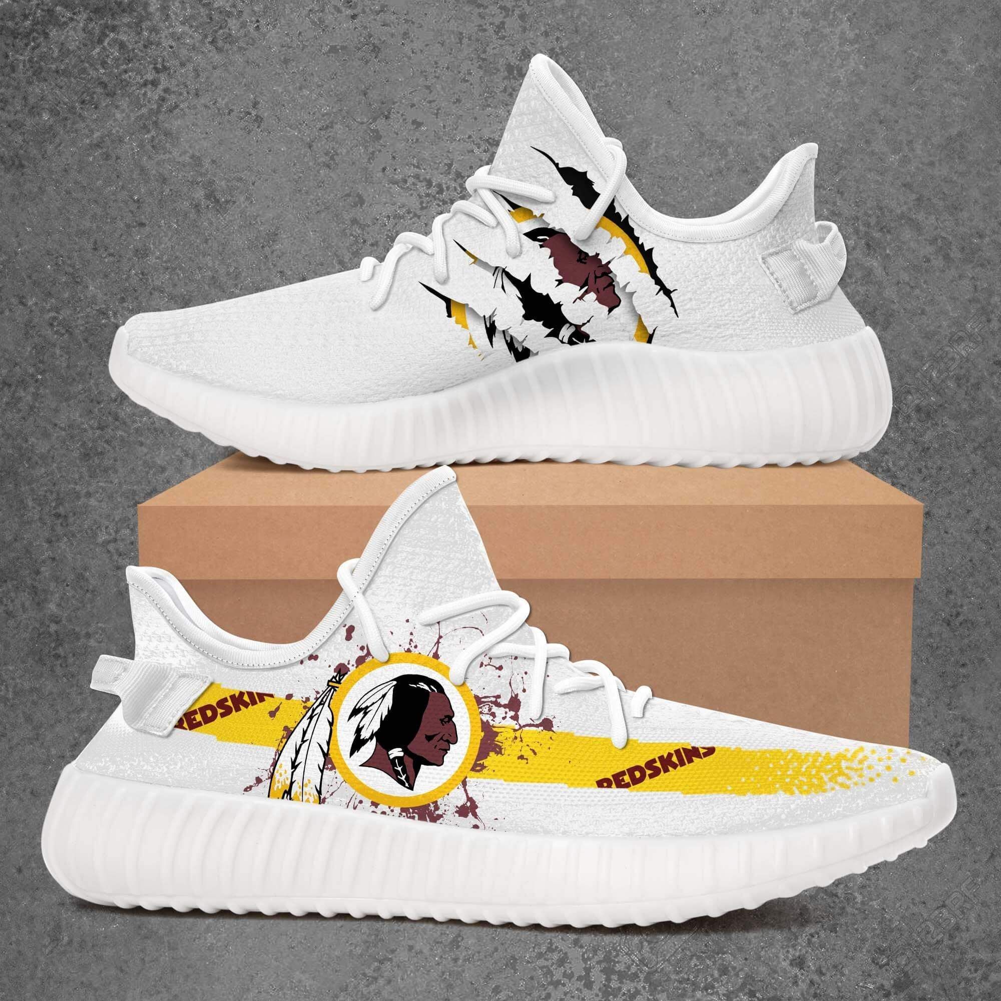 JWFancy Washington Redskins Yeezy Boost Shoes For Men And Women
