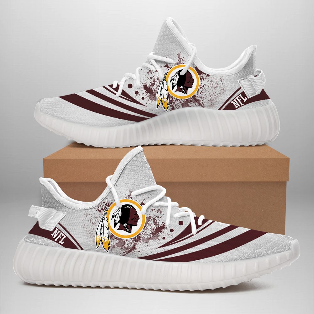 JWFancy Washington Redskins Yeezy Boost Shoes For Men And Women
