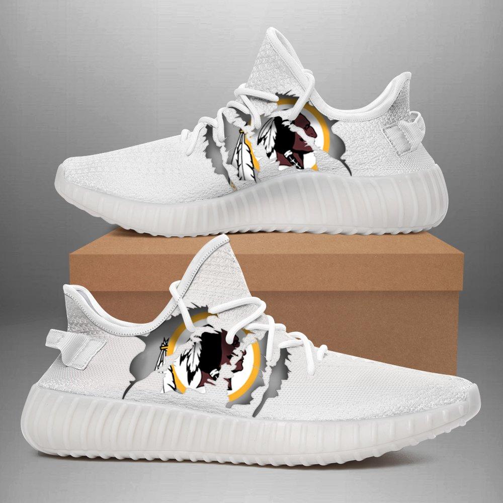 JWFancy Washington Redskins Yeezy Boost Shoes For Men And Women