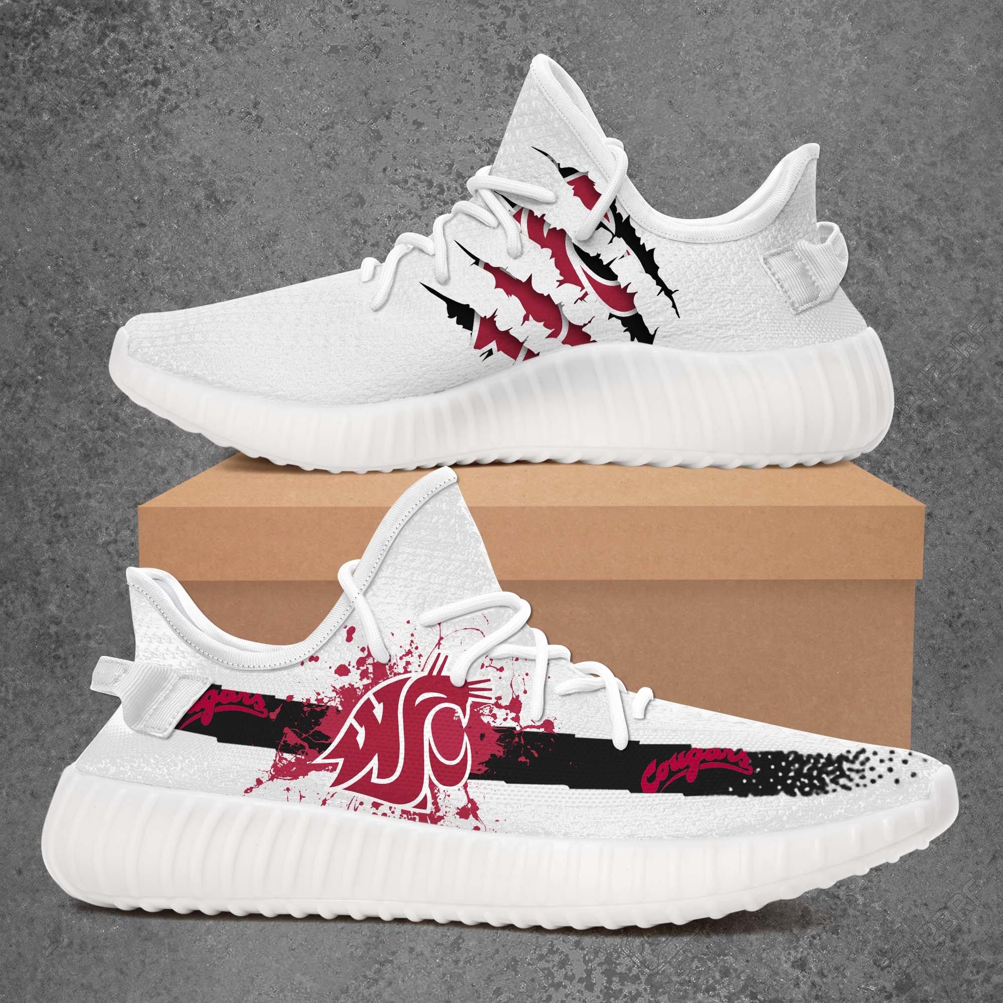 JWFancy Washington State Cougars Yeezy Boost Shoes For Men And Women