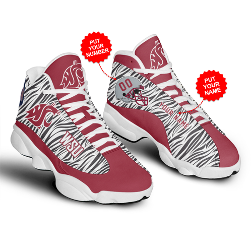 JWFancy Washington State Football AJ13 Sneakers Shoes For Men And Women