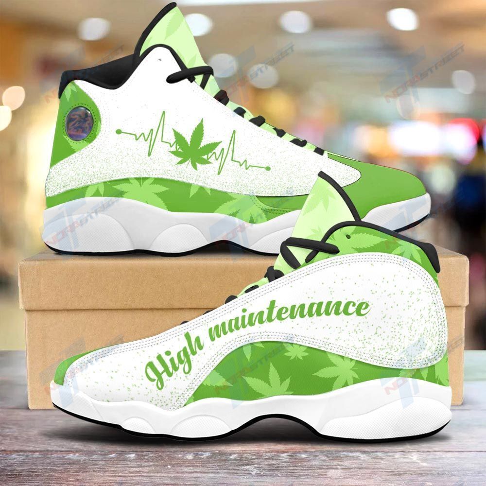 JWFancy Weed AJ13 Sneakers Shoes For Men And Women
