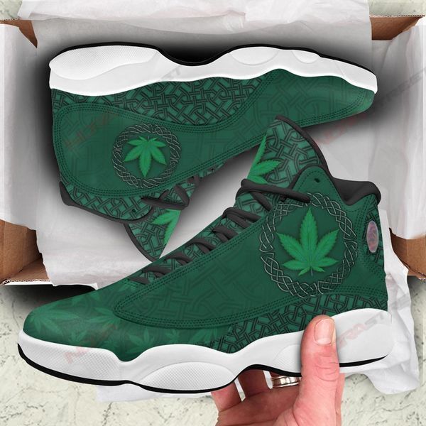 JWFancy Weed AJ13 Sneakers Shoes For Men And Women