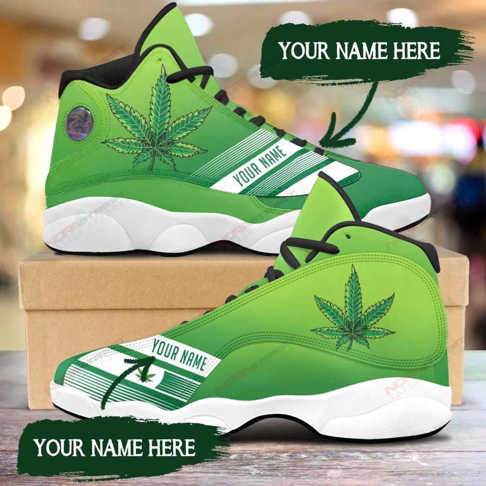 JWFancy Weed AJ13 Sneakers Shoes For Men And Women