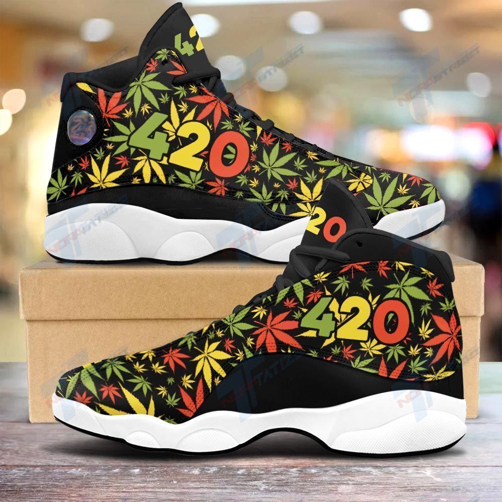 JWFancy Weed AJ13 Sneakers Shoes For Men And Women