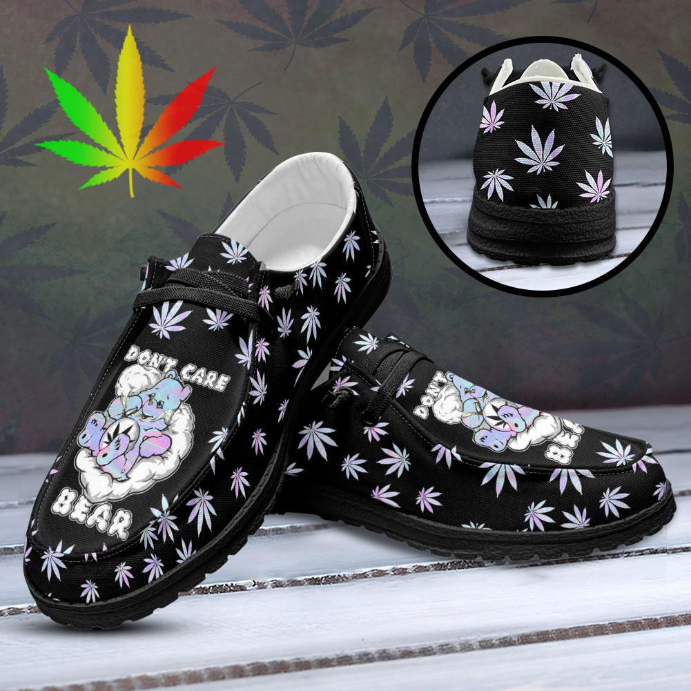 JWFancy Weed Hey Dude Shoes Wally Men's Lace Up Loafers Comfortable For Men And Women